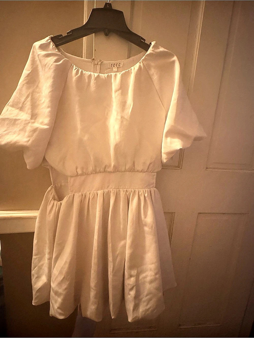 TCEC Mini Dress White Size Large and blue dress sz large both almost new - Picture 3 of 5